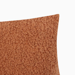 Наволочка декоративная Этель Boucle 43х43см, цвет коричневый, полиэстер  фото 2