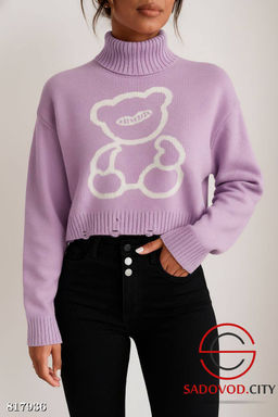 Теплый свитер с медведем - Bruno фото 2