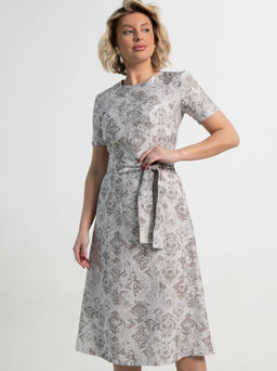 Платье Парижанка (серое) П15116-10М - Lt collection фото 6