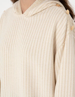 Krem Comfort Fit Sweatshirt - Pierre cardin фото 7