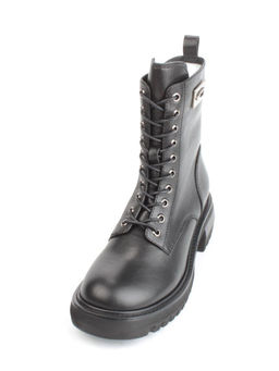 01-GZ6253-G71-N11 BLACK Ботинки демисезонные женские (натуральная кожа, байка) - Фабричный китай фото 5