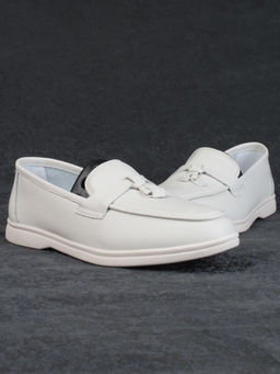 03-B416-2 LT. BEIGE Лоферы женские (натуральная кожа)