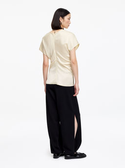 Top de sat?n drapeado - H&m фото 6
