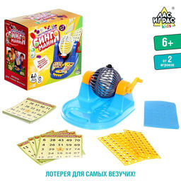 Настольная игра на развитие логики и счёта Бинго маниЯ, 35 двусторонних карточек