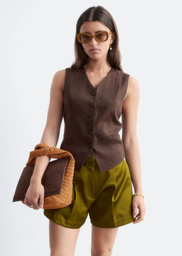 Chaleco de lino - H&m фото 2