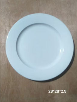 Тарелка круглая 28 см / RU-794 /уп 16/ белое