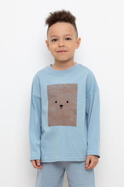 КР 302256/пыльно-синий к432 джемпер для мал