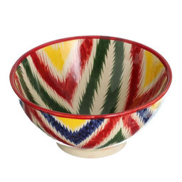 Бульонница узбекская Риштанская Керамика «Атлас», 500 мл, d=15 см, разноцветная