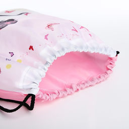 Мешок для обуви на шнурке, цвет розовый - Simaland фото 3