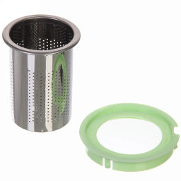 Чайник заварочный стеклянный 700 мл с металлическим ситом большая ручка Селфи, микс