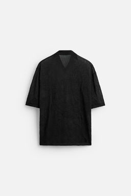CREASED-EFFECT KNIT SHIRT - Zara фото 7