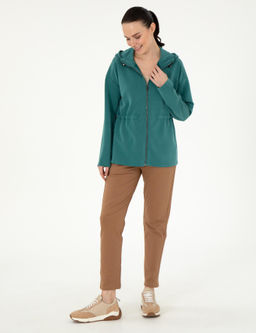Koyu Ye_il Oversize Modal Kuma_ _rme H_rka - Pierre cardin фото 4
