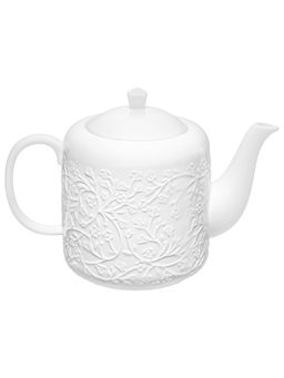 Чайник 1 л 22,5*12*16 см "Веточки-цветочки", фарфор