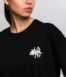 Футболка #КТ04302, чёрный