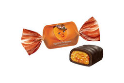 Фруктовичи, конфеты Курага Петровна с арахисом в темной глазури (упаковка 0,5 кг)