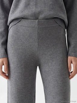 Beli Lastikli Kad?n Triko Pantolon