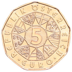 Монета 5 евро 2026 года Австрия Прыжок в счастье