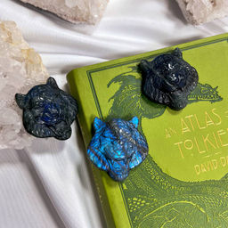 Фигурка резная "Тигр" из Лабрадора