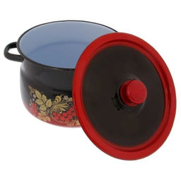 ЭМ_Кастрюля 8,0 л груш. РЯБИНА ЧЕРНАЯ арт С1920.38, С1920.3Р СибТ/ОБКЛ