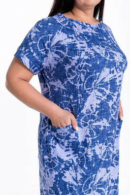 Платье М324085б синий - Елена фото 6