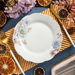 Флорина, Тарелка обеденная, керамика, 20 см, круглая, Daniks, 19-237 (454765)