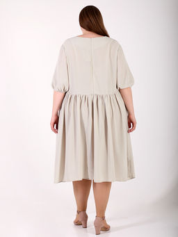 Платье светло-бежевое - Almond фото 4