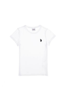 U. S. Polo Assn Детская белая футболка с круглым вырезом - U.s. polo assn фото 4
