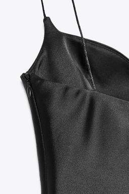 SWEETHEART NECKLINE SATIN TOP - Zara фото 8