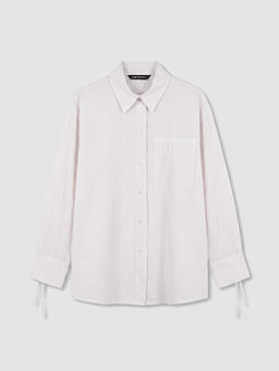 ?izgili Oversize Kad?n G?mlek Tunik