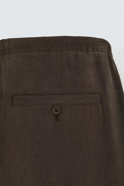 RELAXED FIT FLOWING TROUSERS - Zara фото 10