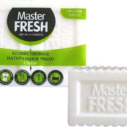 Master FRESH мыло Хозяйственное натуральное 2шт*125гр Белое