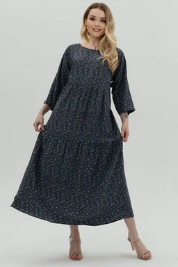 Платье штапель 5872/107/Бирюзовый