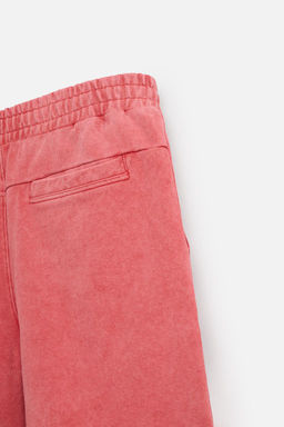 RELAXED FIT JOGGER BERMUDA SHORTS - Zara фото 10