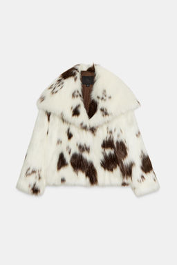 FAUX FUR JACKET ZW COLLECTION LIMITED EDITION - Zara фото 10