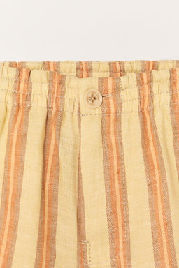 STRIPED 100% LINEN BERMUDA SHORTS LIMITED EDITION - Zara фото 7