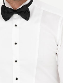 Beyaz Ekstra Slim Fit Smokin G_mlek