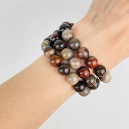 Бусины для украшений Окаменелое дерево (38 бусин) - Радуга самоцветов фото 5