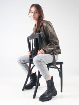 Челси 360.P.21074bl. Черный макс/Байка