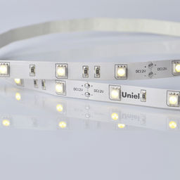 ULS-M22-5050-30LED/m-10mm-IP20-DC12V-7,2W/m-5M-4000K PROFI Гибкая светодиодная лента на самоклеящейся основе. Катушка 5м. в герметичной упаковке. Белый свет(4000К). ТМ Uniel.