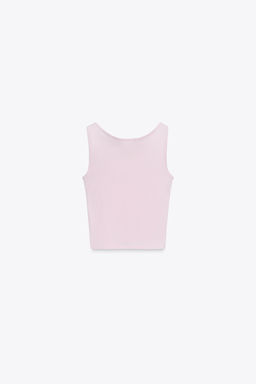 TOP WITH SQUARE NECKLINE - Zara фото 8