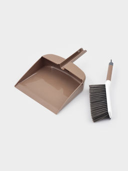 Набор для уборки: совок в комплекте с щёткой и встроенным водосгоном«Порядок», 34×24×9 см, МИКС