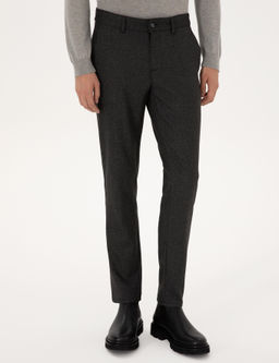 Siyah Slim Fit Kanvas Pantolon - Pierre cardin фото 2