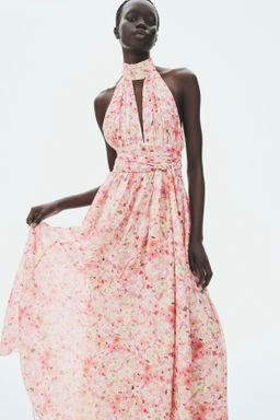 Vestido halter con lazada - H&m фото 3