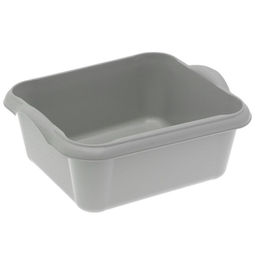 Таз квадратный, 10 л, 37×31×15.5 см, пластик, МИКС