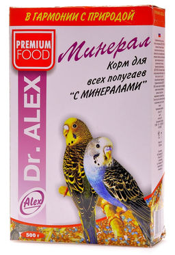 Корм для волнистых попугаев "Минерал"