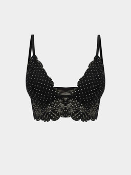 Balensiz Dolgusuz Desenli Bralet