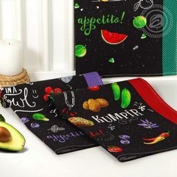 Полотенце 50*60 см. Кулинарное шоу рогожка хлопок 100% - Лен поволжья фото 5