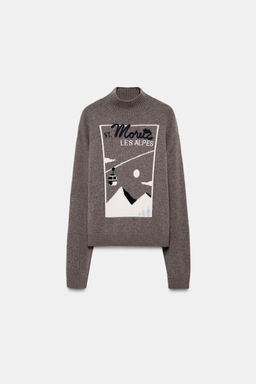 90% WOOL SKI COLLECTION JUMPER - Zara фото 5