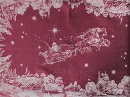 07с-21 ЯК Скатерть 150*100 "Русская зима" цв. бордо