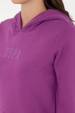 Женский фиолетовый базовый свитшот Неожиданная скидка в корзине - U.s. polo assn фото 7